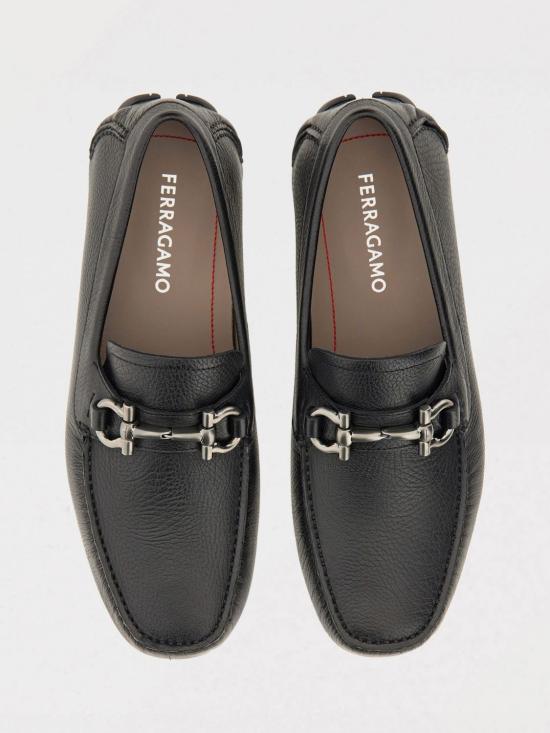 25FW 살바토레 페라가모 로퍼 755610 02C398 075 Black - SALVATORE FERRAGAMO