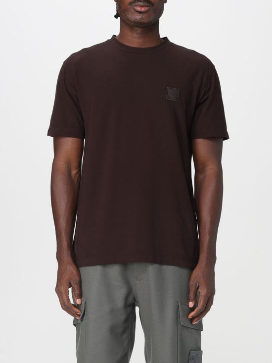 25FW 스톤 아일랜드 반팔 티셔츠 2100034S0F11 V0070 Brown