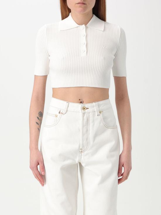 25FW 쿠레쥬 폴로 티셔츠 125MPO046FI0001 0001 White