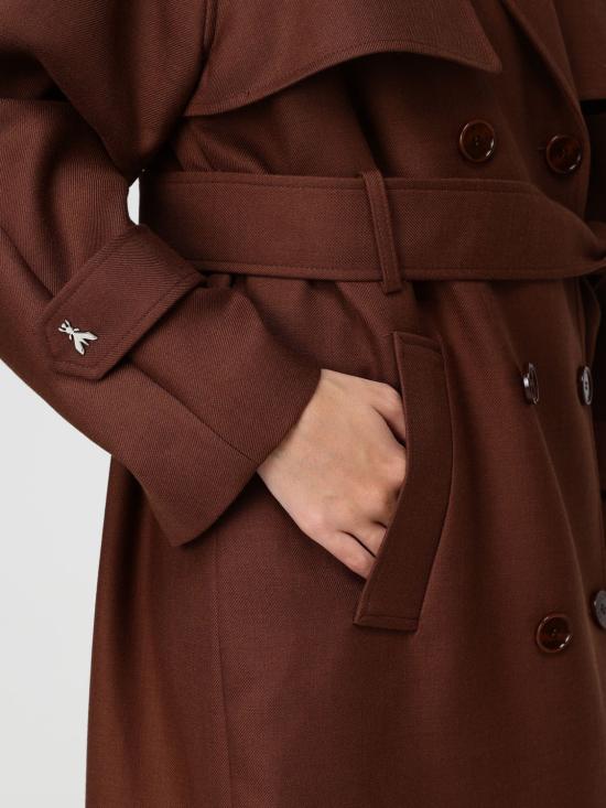 25FW 파트리지아페페 트렌치 코트 8O0188A630 B834 Brown - PATRIZIA PEPE
