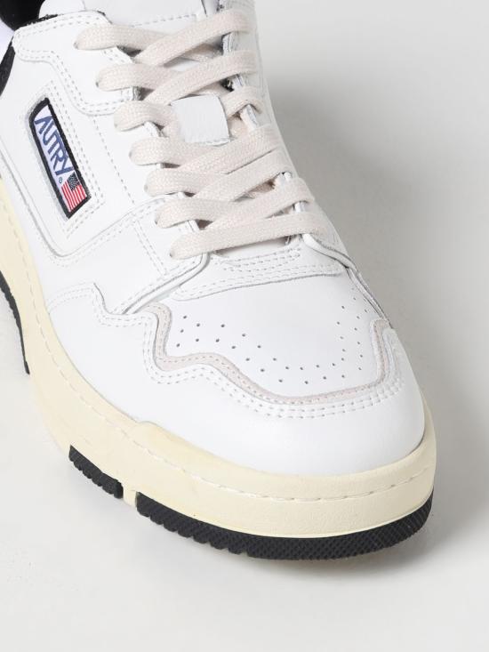 25FW 오트리 CLC 레더 스니커즈 ROLMMM04 White - AUTRY