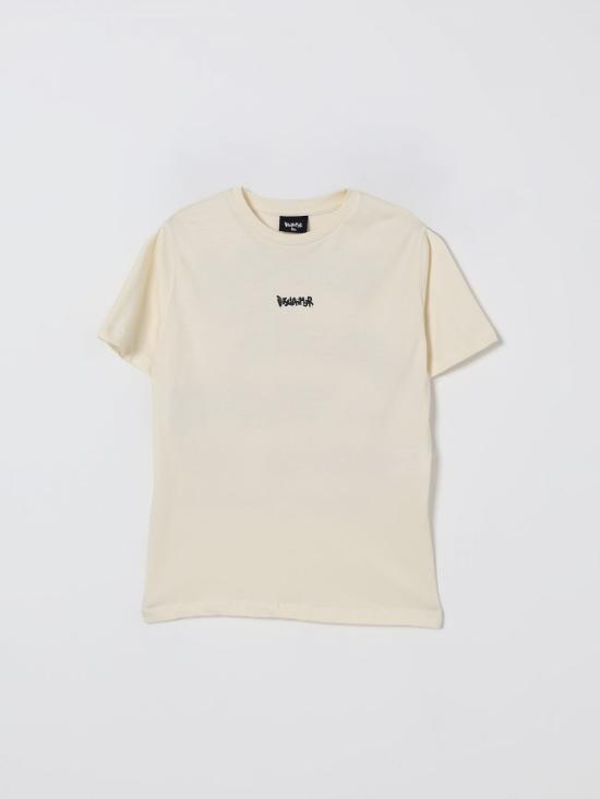 25FW [키즈] 디스클레이머 티셔츠 25IDK58644 LATTE Milk