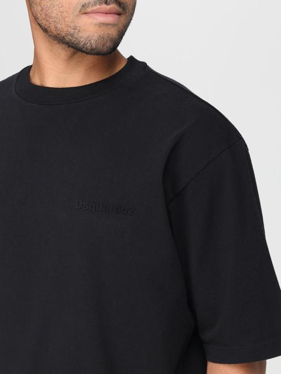 25FW 디스퀘어드2 반팔 티셔츠 S74GD1457S24583 900 Black - DSQUARED2