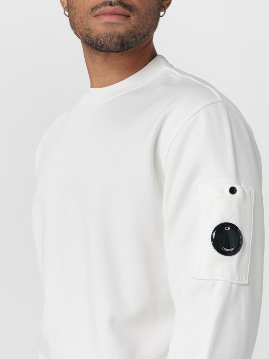 25FW 씨피 컴퍼니 긴팔 티셔츠 RFCMSS718A006372G 103 White - C.P. COMPANY