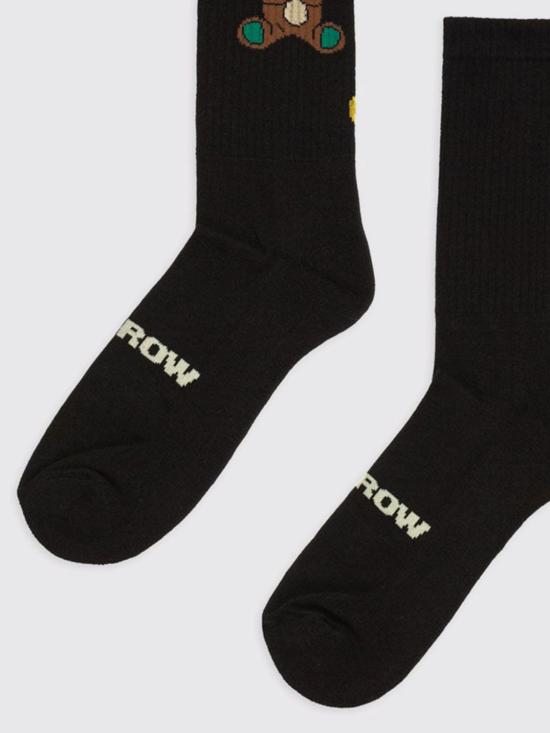 25FW 바로우 양말 F5BWUASO057 110 Black - BARROW