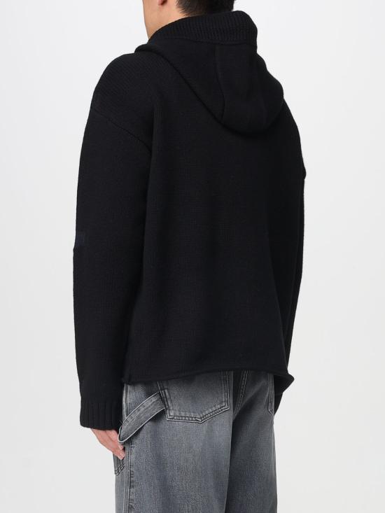 25FW JW앤더슨 긴팔 티셔츠 KW1345YN0170 719 Black - JW ANDERSON