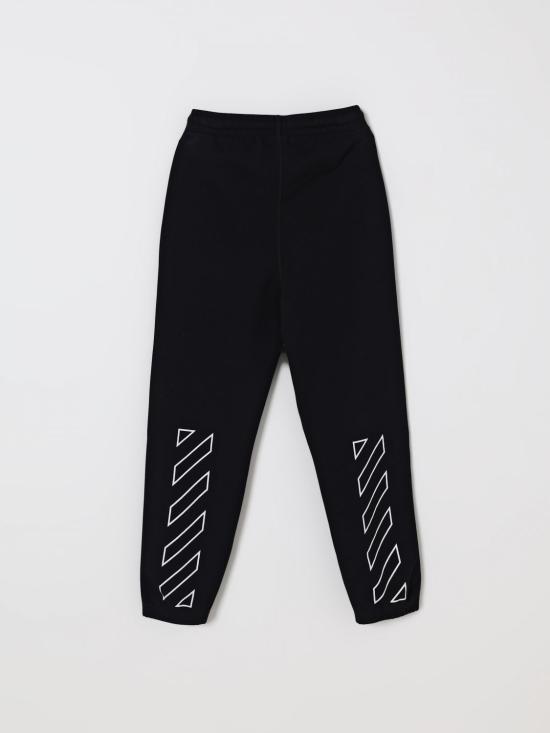 25FW [키즈] 오프화이트 팬츠 OBCH001F25FLE004 1001 Black - OFF WHITE