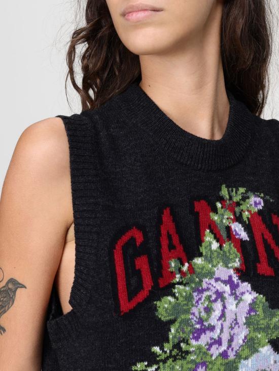 25FW 가니 베스트 K2596 252 Grey - GANNI