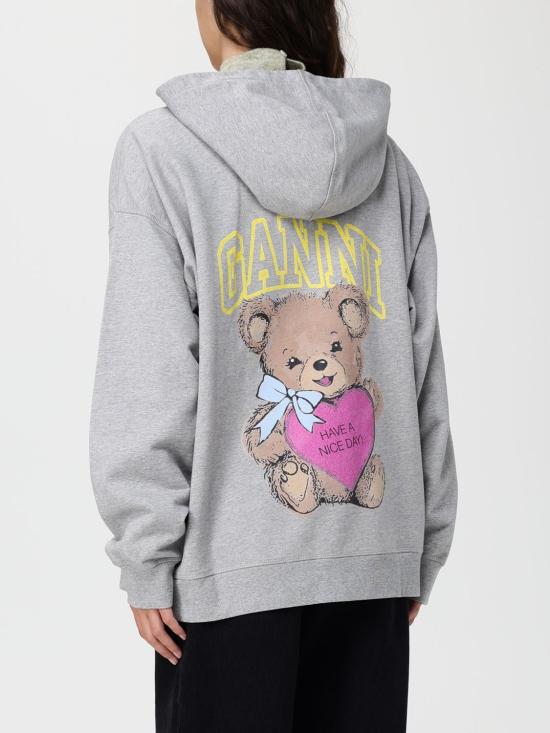 25FW 가니 트레이닝 상의 T4399 921 Grey - GANNI