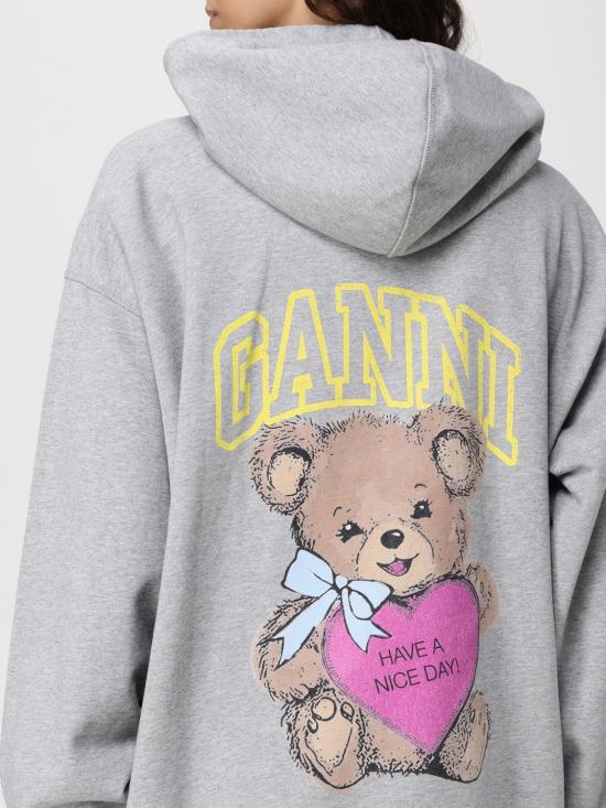 25FW 가니 트레이닝 상의 T4399 921 Grey - GANNI