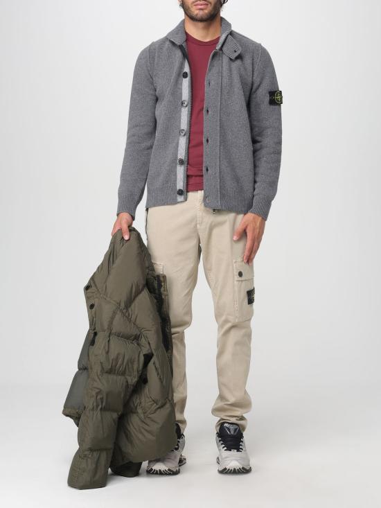 25FW 스톤 아일랜드 반팔 티셔츠 2100027S0013 V0012 Burgundy - STONE ISLAND