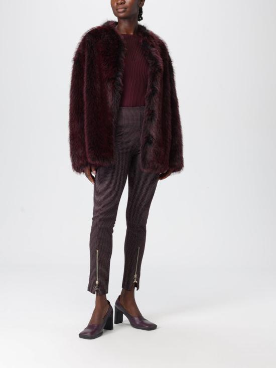 25FW 파트리지아페페 코트 8O0197E072 R871 Burgundy - PATRIZIA PEPE