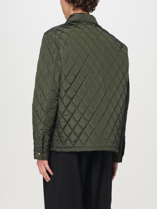 25FW 버버리 퀼팅 나일론 오버셔츠 8100843 Green - BURBERRY