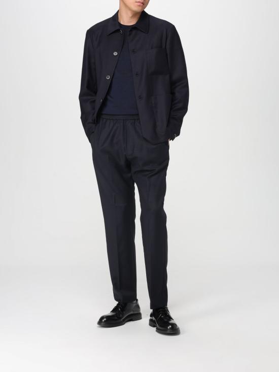 25FW 바레나 스웨터 KNU40000429 BRUNAL 170 Navy - BARENA