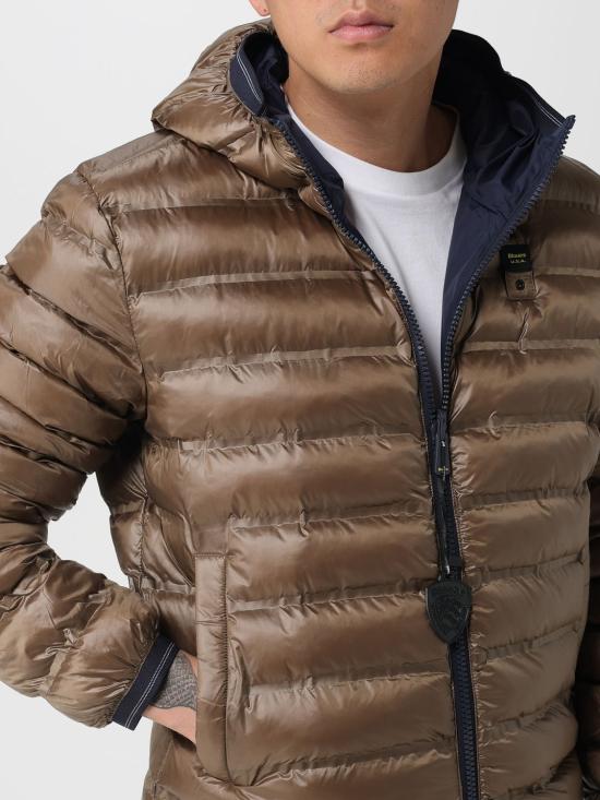 25FW 블라우어 숏패딩 25WBLUC06141007286 888LT Blue - BLAUER