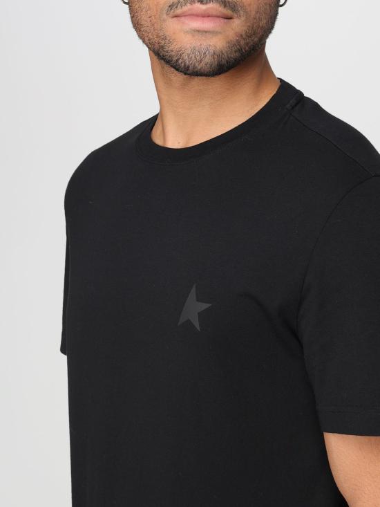 25FW 골든구스 반팔 티셔츠 GMP01220P00059390100 Black - GOLDEN GOOSE