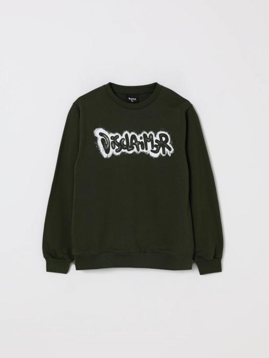 25FW [키즈] 디스클레이머 풀오버 25IDK58617 MILITARE Military