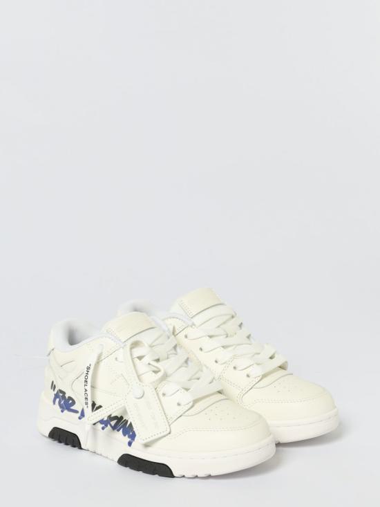 25FW [키즈] 오프화이트 스니커즈 OBIA011F25LEA002 0149 White - OFF WHITE