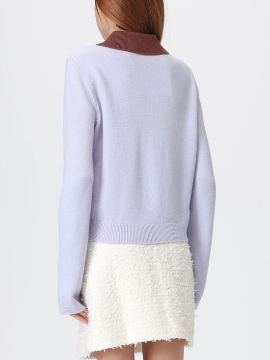 25FW 셀프 포트레이트 폴로 티셔츠 AW25021TBL Blue - SELF PORTRAIT