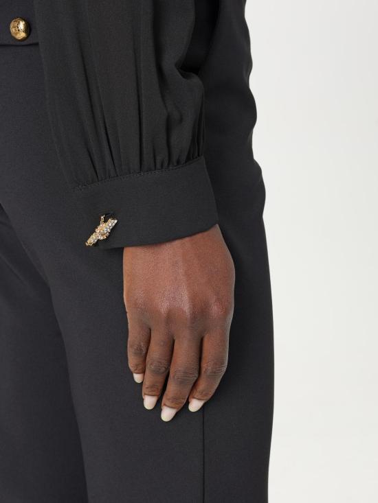 25FW 엘리자베타프랜치 블라우스 CB007 110 Black - ELISABETTA FRANCHI