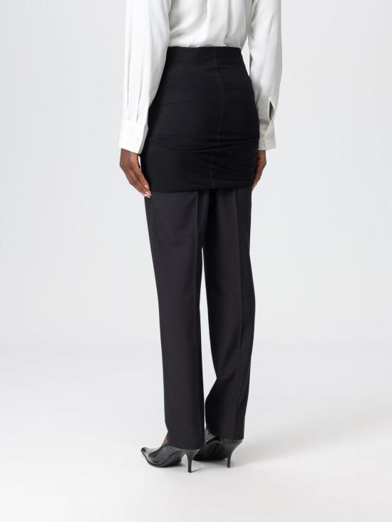 25FW MM6 메종마르지엘라 스트레이트 팬츠 S62KB0248M35436 899 Black - MM6 MAISON MARGIELA