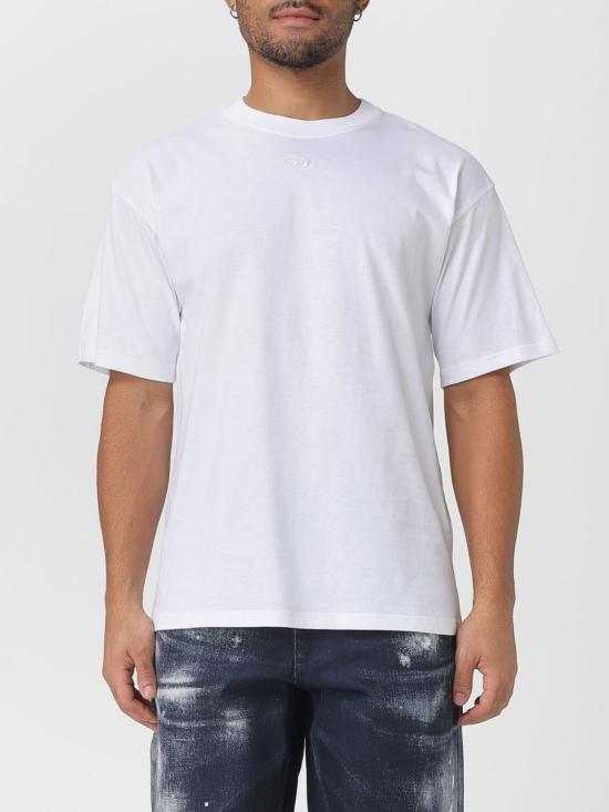 25FW 디젤 반팔 티셔츠 A215620PLAT 100 White