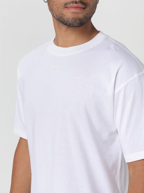 25FW 디젤 반팔 티셔츠 A215620PLAT 100 White - DIESEL