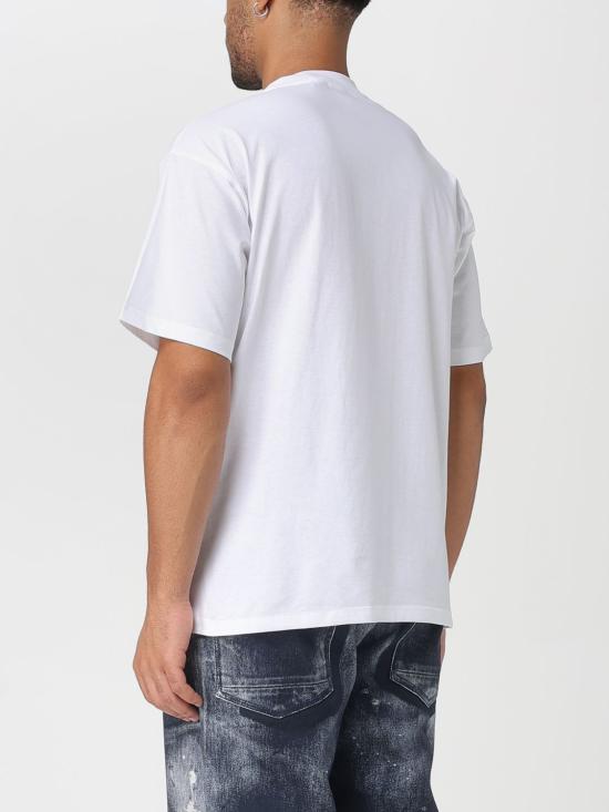 25FW 디젤 반팔 티셔츠 A215620PLAT 100 White - DIESEL