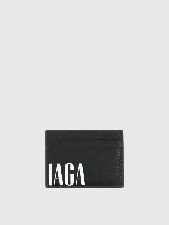 25FW 발렌시아가 남성지갑 8274382ABO0 1060 Black - BALENCIAGA