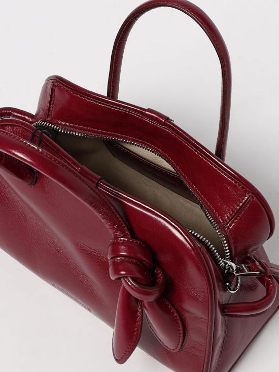 25FW 자크뮈스 TURISMO 투리스모 소프트 스몰 볼링 토트벡  BAW00416AC20C01 490 Burgundy - JACQUEMUS