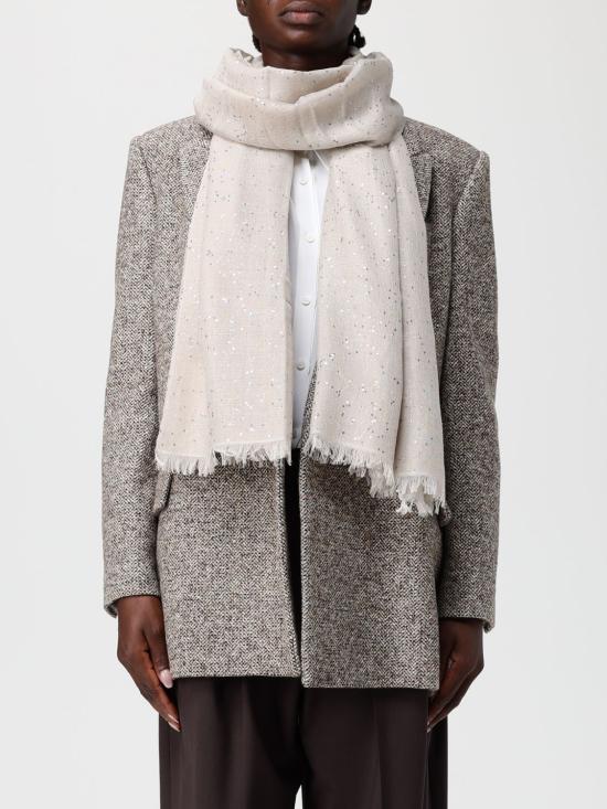 25FW 브루넬로 쿠치넬리 머플러/스카프 MSCDVSW03 C9731 Beige - BRUNELLO CUCINELLI