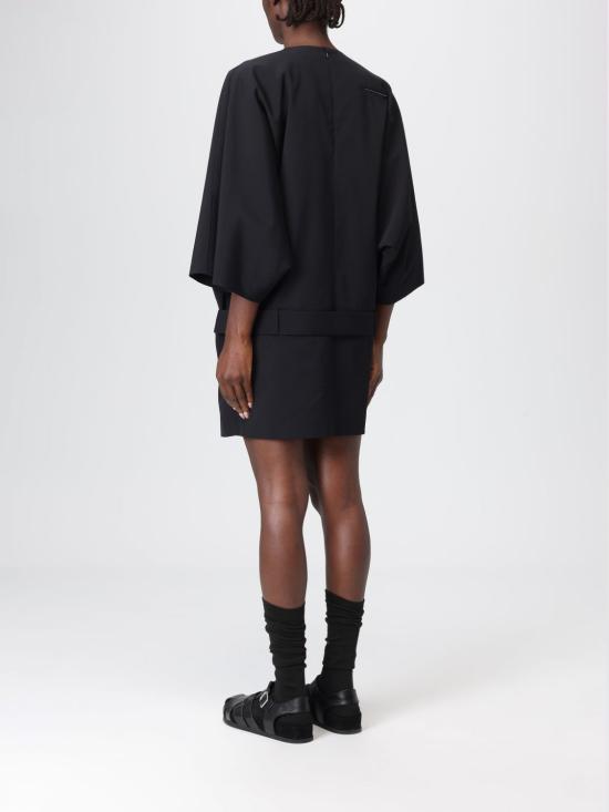 25FW MM6 메종마르지엘라 롱 원피스 S62DA0062M35614 900 Black - MM6 MAISON MARGIELA