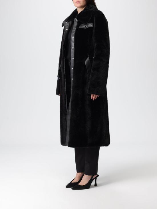 25FW 파트리지아페페 코트 8O0203E073 K103 Black - PATRIZIA PEPE