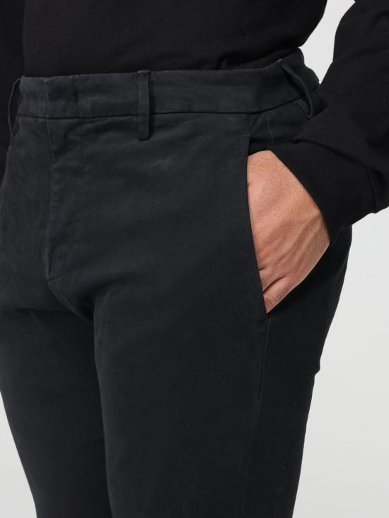 25FW 돈답 스트레이트 팬츠 UP615GSE043UPTD 999 Black - DONDUP