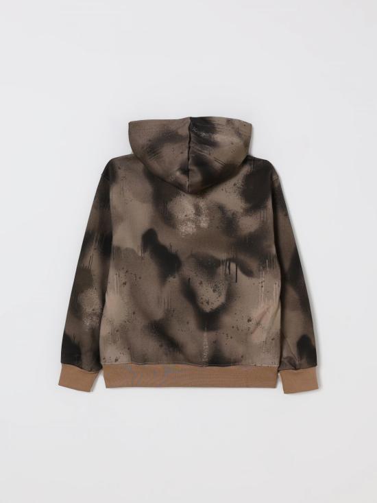 25FW [키즈] 디스클레이머 풀오버 25IDK58633 BROWN CAMOUFLAGE Brown - DISCLAIMER