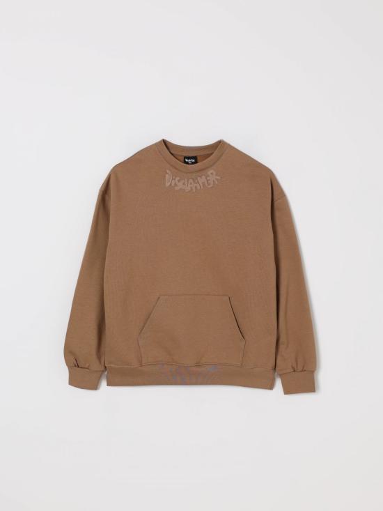 25FW [키즈] 디스클레이머 풀오버 25IDK58651 Brown