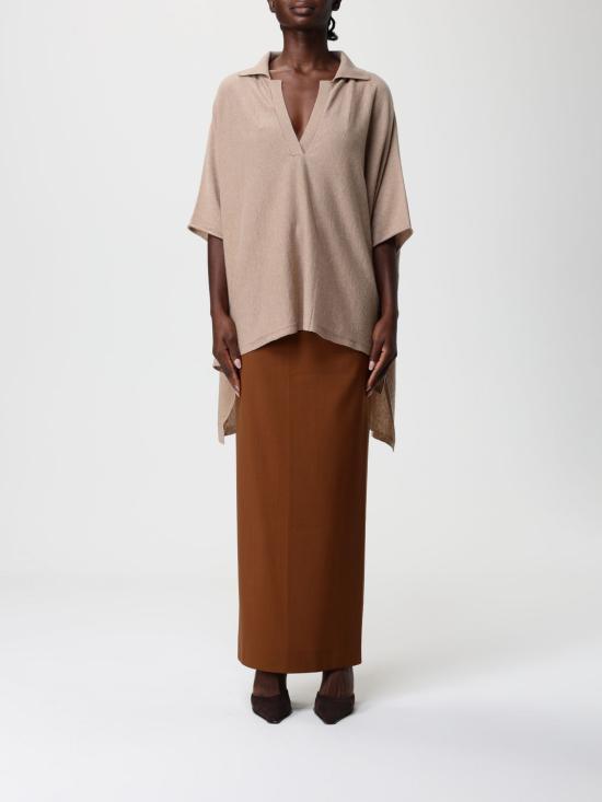 25FW 리비아나 콘티 폴로 티셔츠 F5WB15 V61 2 Biscuit