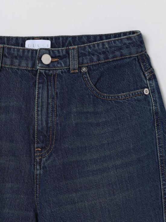 25FW [키즈] 구찌 진 827453XDDCQ 4100 Blue - GUCCI