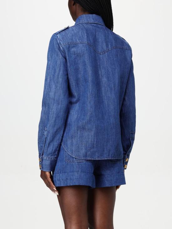 25FW 발렌티노 가라바니 블라우스 6B3DB02X94C 558 Blue - VALENTINO GARAVANI