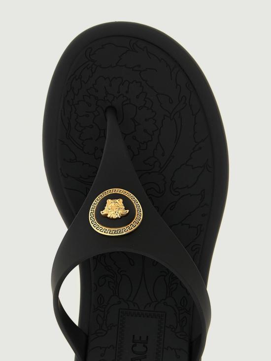 25FW 베르사체 힐/펌프스 10162481A10983 1B00V Black - VERSACE
