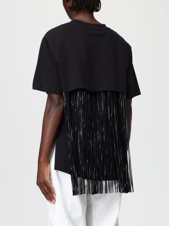 25FW 스포트막스 반팔 티셔츠 2522946045600 003 Black - SPORTMAX