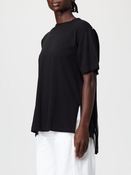 25FW 스포트막스 반팔 티셔츠 2522946045600 003 Black - SPORTMAX