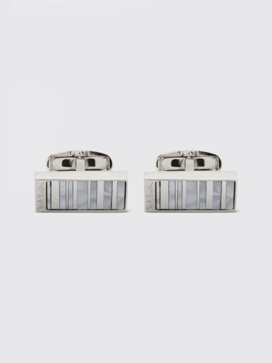 25FW 폴 스미스 커프스 링크/타이 홀더 M1ACUFFTMOPS 82 Silver