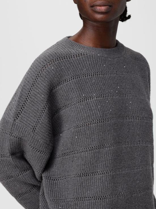 25FW 브루넬로 쿠치넬리 터틀넥 MBM738200 C525 Grey - BRUNELLO CUCINELLI