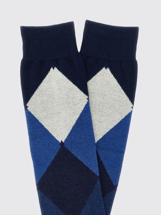 25FW 발렌타인 양말 BMX03114CT1 93530 Blue 1 - BALLANTYNE