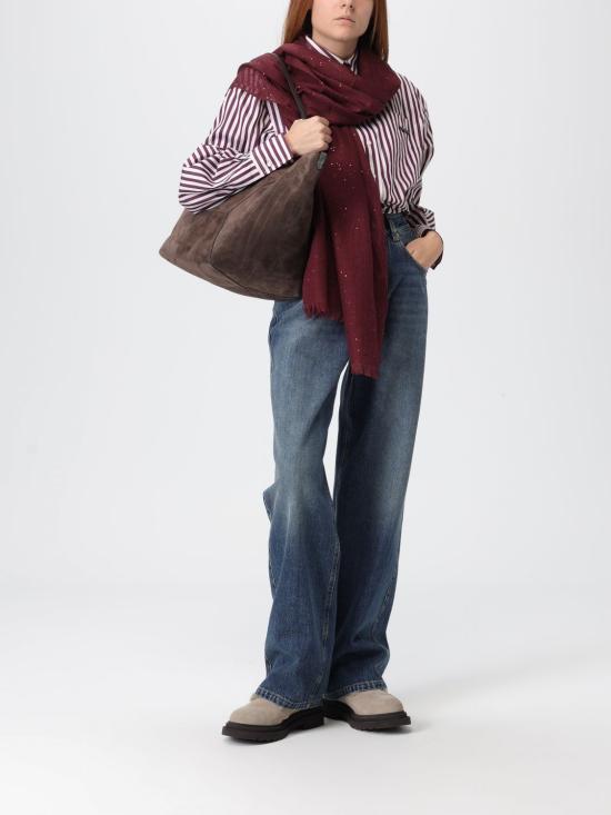 25FW 브루넬로 쿠치넬리 숄더백 MBDLD2571 C7284 Dark - BRUNELLO CUCINELLI