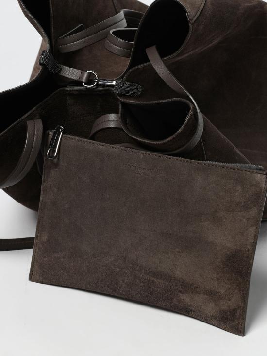 25FW 브루넬로 쿠치넬리 숄더백 MBDLD2571 C7284 Dark - BRUNELLO CUCINELLI
