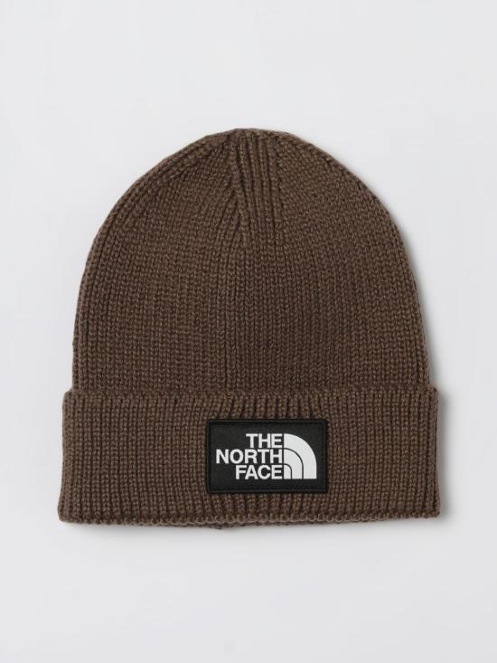 25FW 노스페이스 TNF 로고 박스 커프드 비니  NF0A8CHE 1OI1 Brown