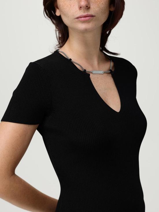 25FW 알렉산더 왕 롱 원피스 1KC3256063 001 Black - ALEXANDER WANG