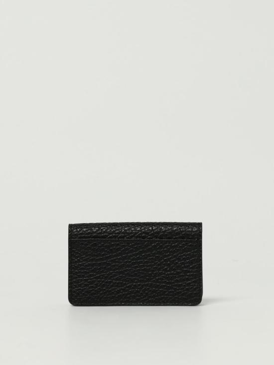 26SS 마르지엘라 스티치 레더 플랩 카드 홀더 SA3VX0008P4455 T8013 Black - MAISON MARGIELA